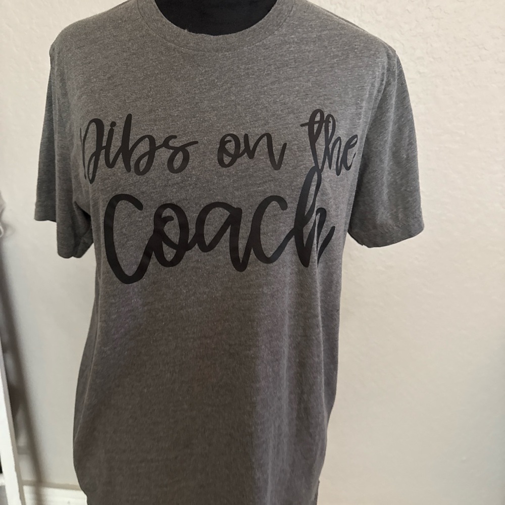 Bella Canvas Charcoal Tee with Bold Script